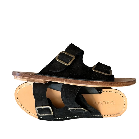 EUC - Forte Forte Buckled Open Toe Sandals - Picture 2 of 7